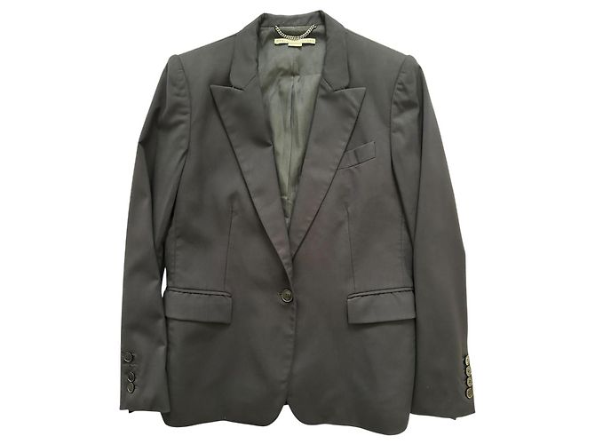 Stella Mc Cartney Stella McCartney Navy Blue Wool Blazer