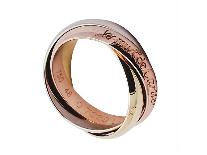 Cartier Trinity Ring aus dreifarbigem Gold