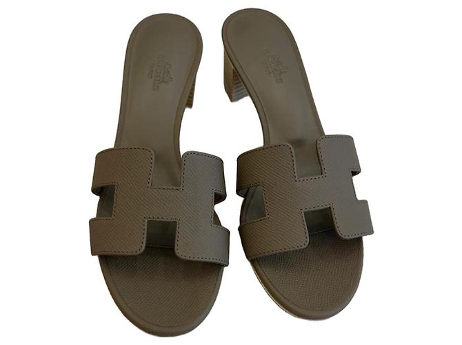 Hermès Sandali Grigio 