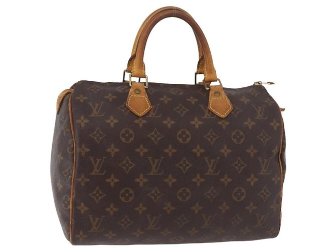 LOUIS VUITTON Bolso Monogram Speedy 30 M41526 LV Auth 177254 Monograma