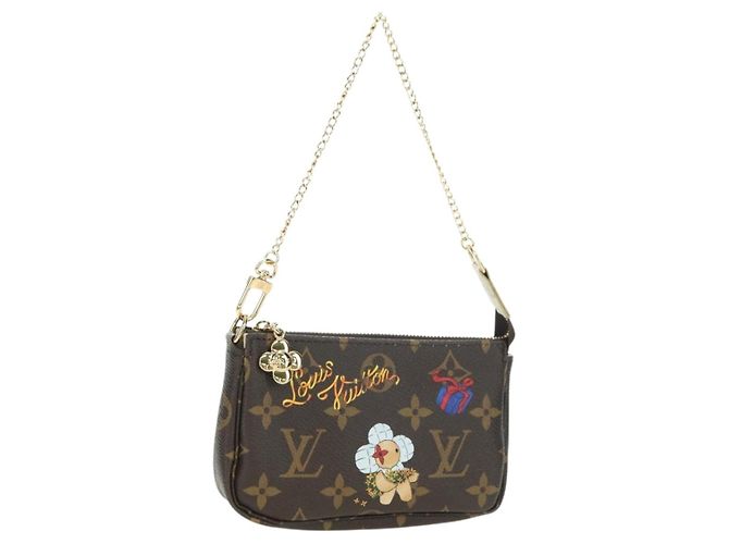 LOUIS VUITTON Vivienne Mini Pochette Accessoires Pouch M15328 LV Auth 171238SAM