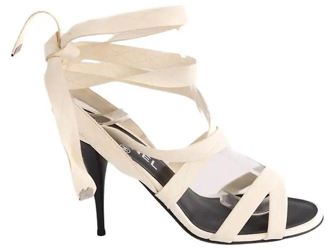 Chanel Ecru sandals Cream