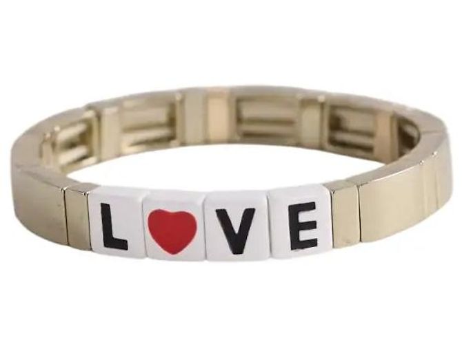 Autre Marque Set de pulseras doradas Dorado