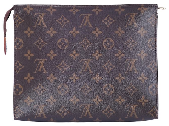 Necessaire Louis Vuitton Monogram 26 Marrom