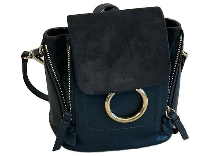 Faye Chloé Backpacks Black