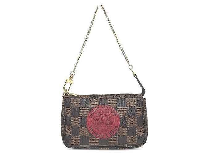 Sac à bandoulière Louis Vuitton Mini Pochette Accessoires Marron