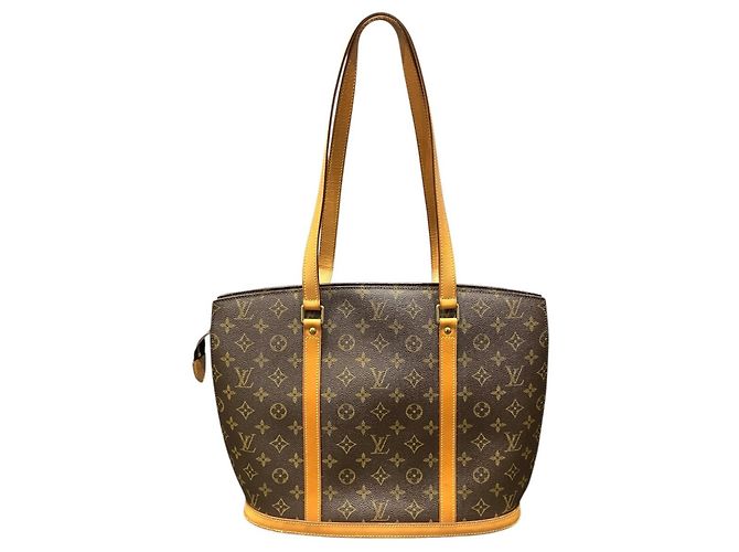 Sac cabas Babylon Louis Vuitton Marron