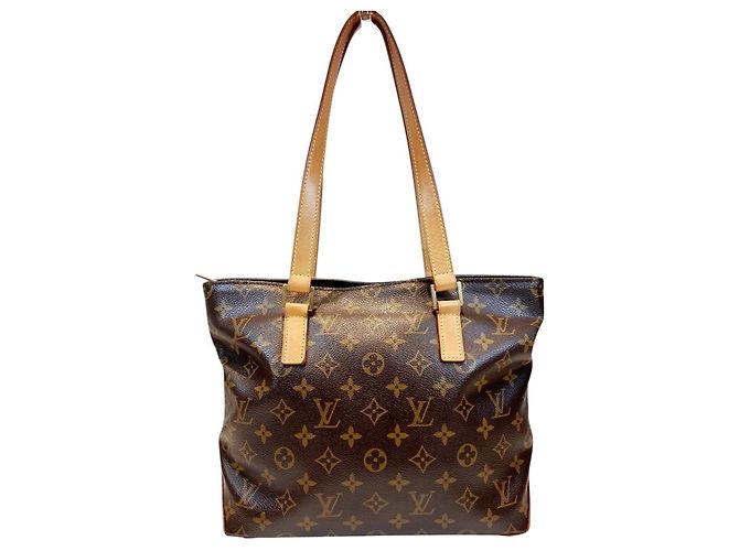 Bolsa de Ombro Louis Vuitton Cabas Piano Marrom