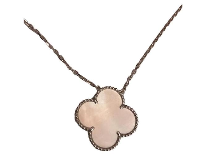 Van Cleef & Arpels Alhambra Magic Mother of Pearl Pendant White 