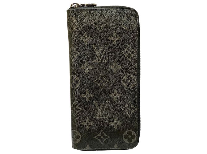 Portafoglio lungo Louis Vuitton Monogram Eclipse Nero 