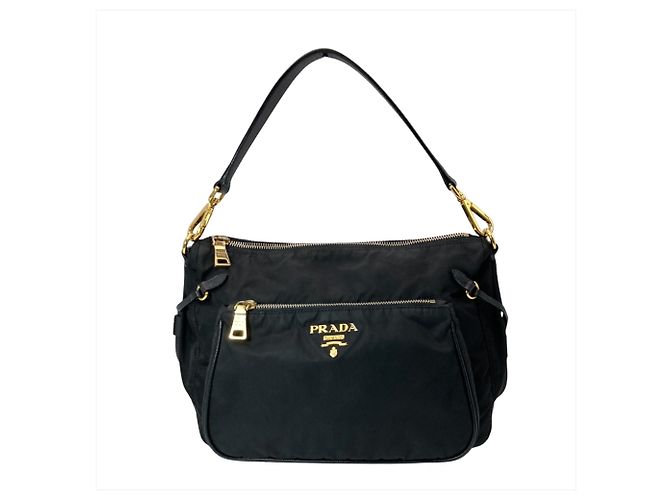 Borsa a tracolla in nylon Prada Nero 