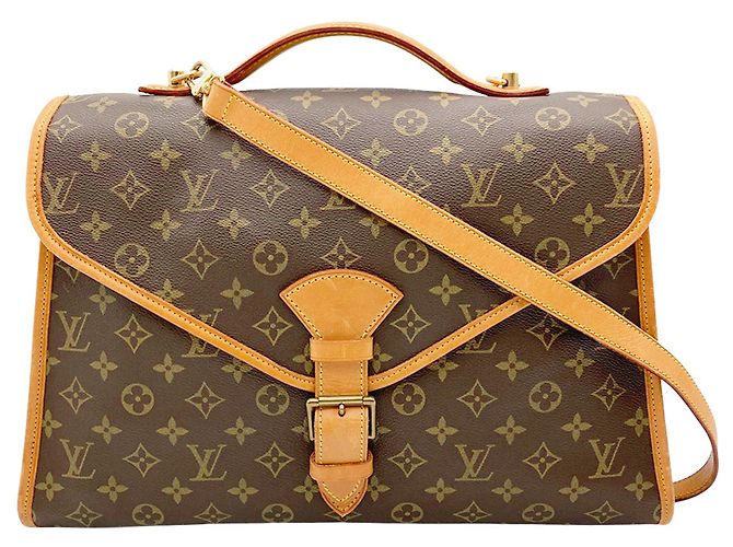 Louis Vuitton Monogram Beverly Handtasche Braun