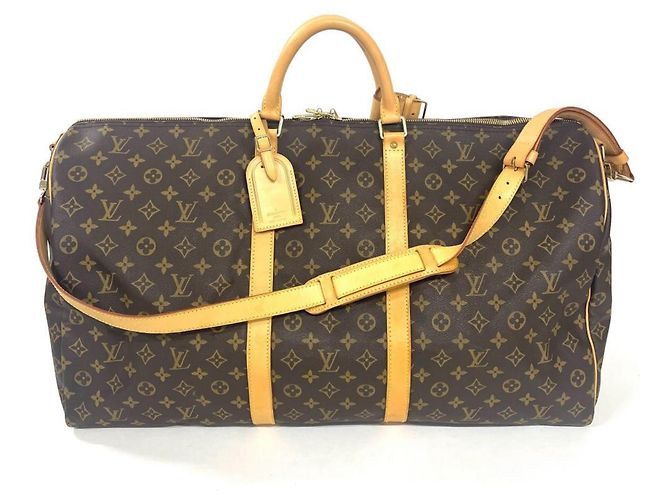 Bolsa Boston Louis Vuitton Keepall 60 Marrom
