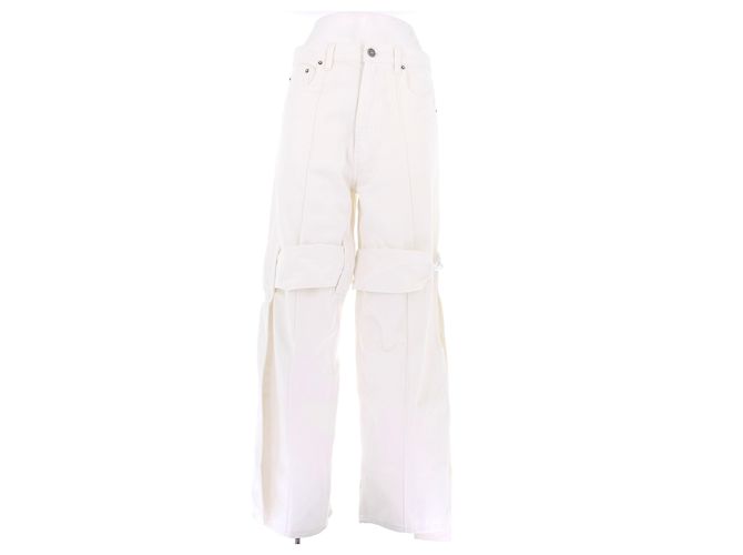 Vaqueros blancos de algodón Phoebe Philo Talla 34