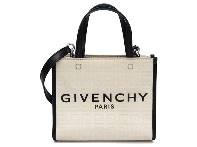 Mini sac Givenchy G Tote Noir Beige