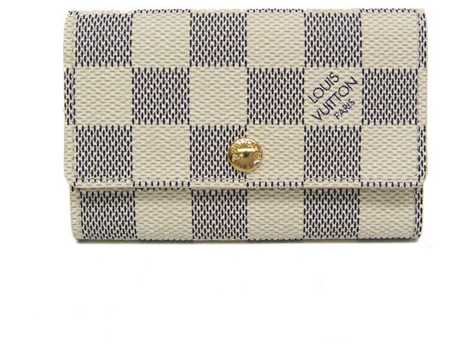 Louis Vuitton Damier Azur 6 Key Holder