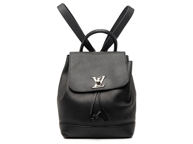 Louis Vuitton Black Taurillon Lockme Backpack