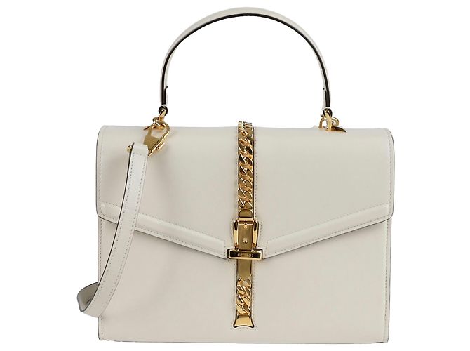 Gucci Bolsa de Ombro Silvi Small Tote Branco
