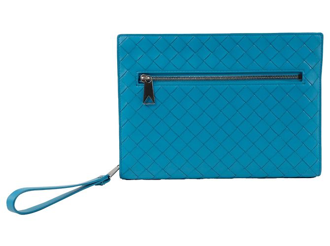 Bottega Veneta Pochette de documents Small Pouch Bleu