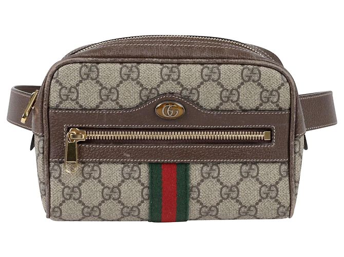 Gucci Borsa a tracolla Ophidia Marrone 