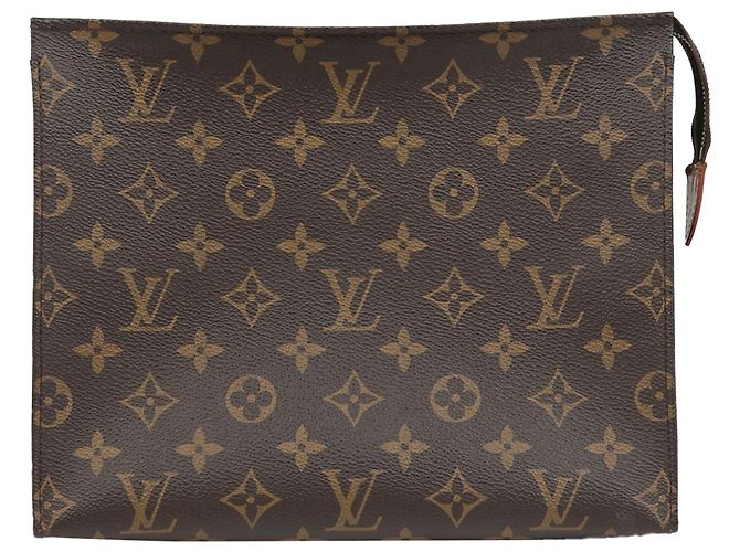 Louis Vuitton Clutch de mano Castaño