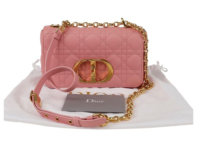 Dior Carousel Chain Small Shoulder Bag Pink