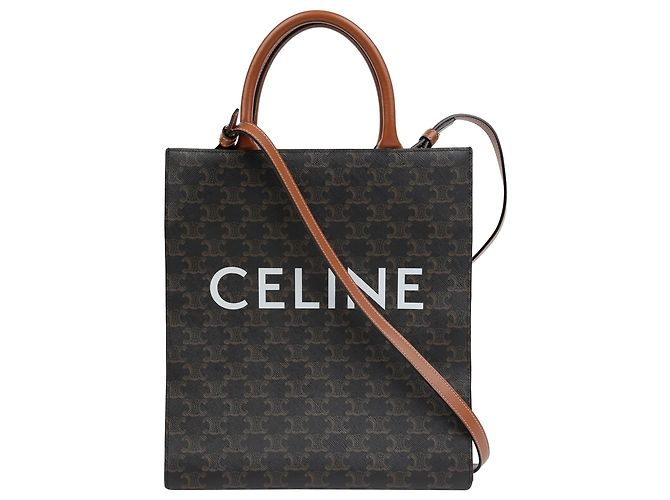 Céline Borsa Cabas Small Tote a Spalla Bianco