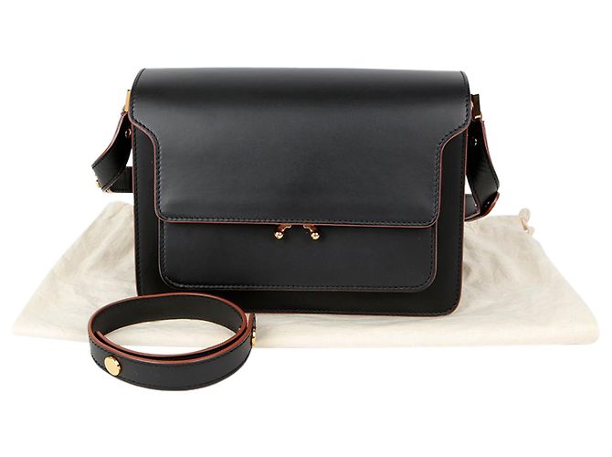 Marni Borsa a tracolla e crossbody Trunk Medium Nero 