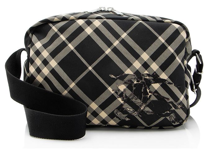 Bolsa transversal Burberry Essential Check Marrone Beige