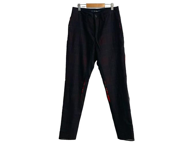 Autre Marque LIMI feu LAYERED SLIM FIT HOSE Schwarz