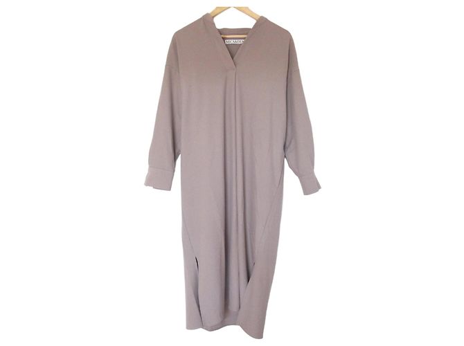 Autre Marque MICA&DEAL Skipper Kleid mit Stehkragen Braun Bronze