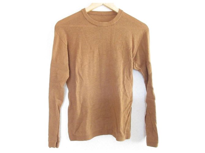Autre Marque 45R Rundhals-Stricktop Braun