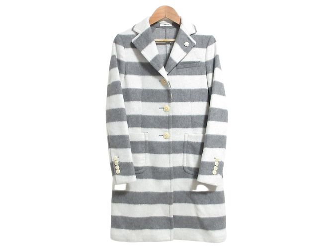 Autre Marque Abrigo Chester de lana Lardini Castaño