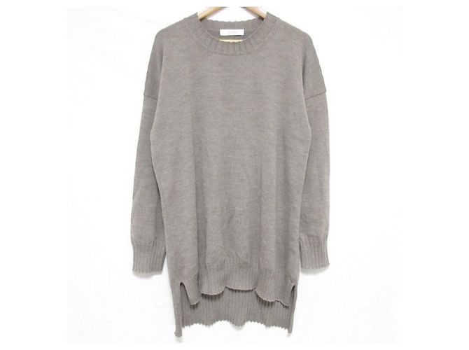 Max Mara Leisure Strick-Tunika-Pullover Beige