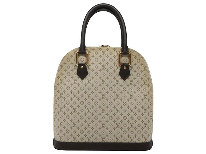 Louis Vuitton Alma Mini Lin Monogram Khaki