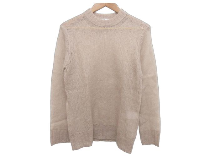 Acne Studios Mohair Pullover Knit Beige