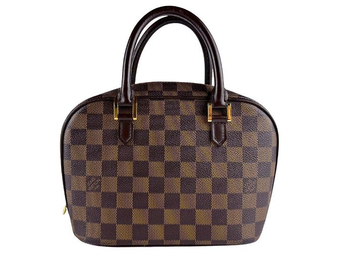 Louis Vuitton Damier Salia Mini Handbag Brown Damier ebene