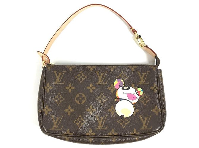 Louis Vuitton Monogram Panda Pochette Accessoires Marron