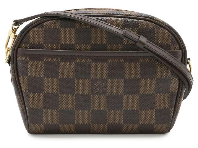 Borsa a tracolla Louis Vuitton Damier Pochette Ipanema Marrone