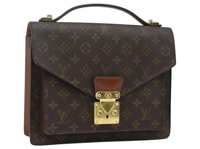 LOUIS VUITTON Bolsa Monogram Monceau 28 M51185 LV Auth ka4268 Monograma