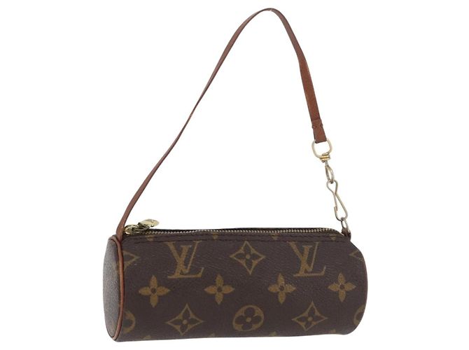 LOUIS VUITTON Monogram Papillon Pouch LV Auth 179842 Monograma