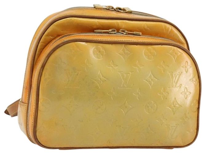 LOUIS VUITTON Monogram Vernis Marley Backpack Gris M91038 LV Auth 177599 Grey