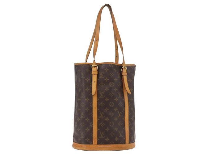 LOUIS VUITTON Monogram Bucket GM Shoulder Bag M42236 LV Auth 179128 Monogramme