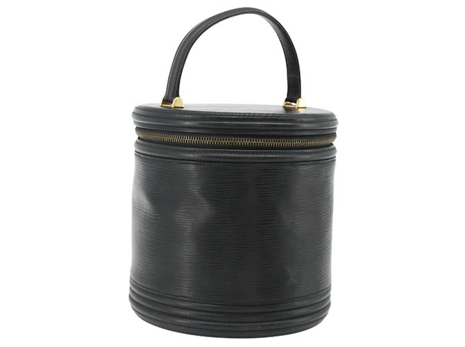 Borsa LOUIS VUITTON Epi Cannes Nera M48032 LV Auth 178721 Nero