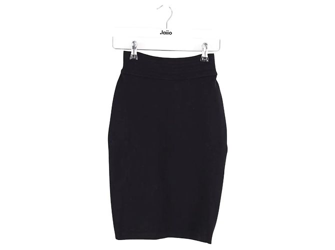 Alaïa Minigonna nera Nero