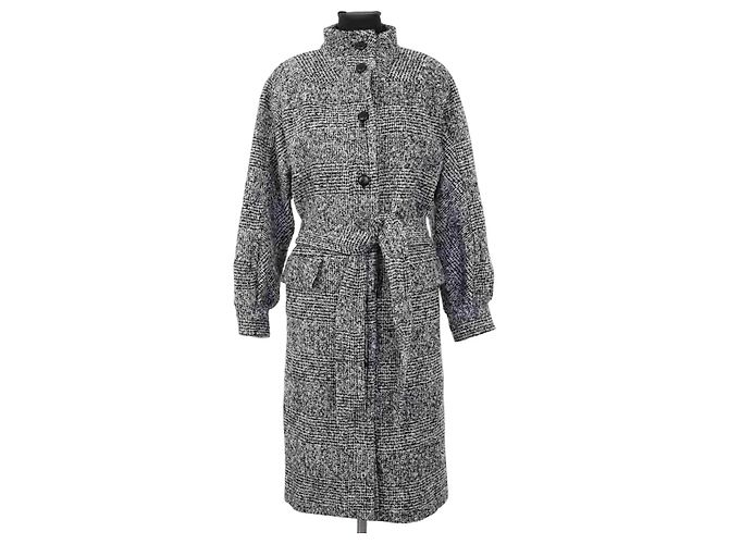 The Kooples Schwarzer Mantel