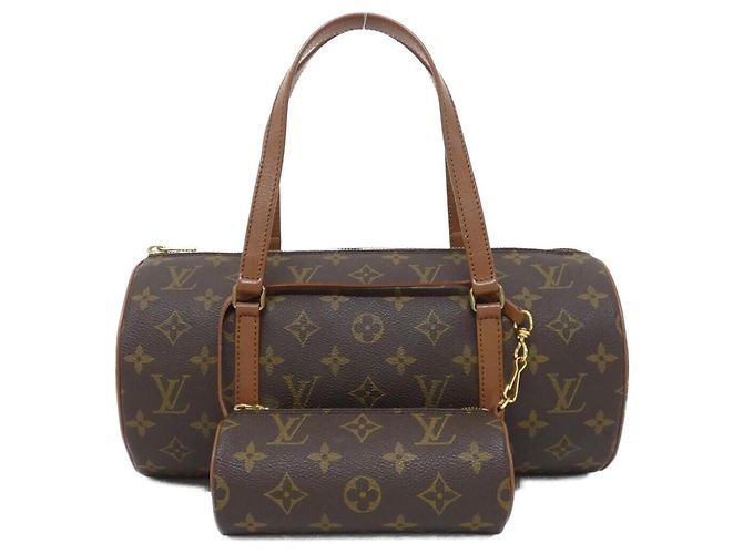 Louis Vuitton Monogram Papillon Handbag Brown