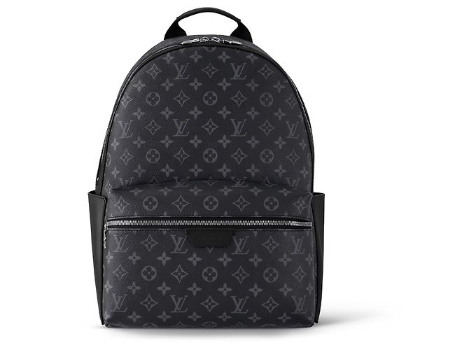 Louis Vuitton Discovery Rucksack MM Monogram Eclipse Grau