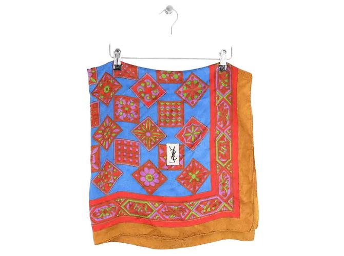 Yves Saint Laurent Carré multicolore 