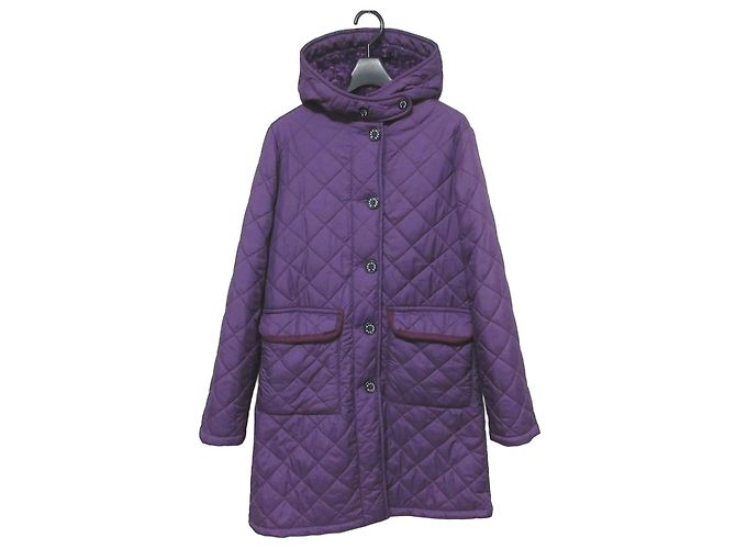 Autre Marque Mackintosh Official Name Polyester Coat Purple